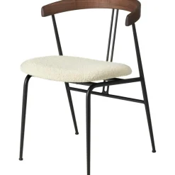 Violin Dining Chair, Oiled Walnut / Karakorum 001