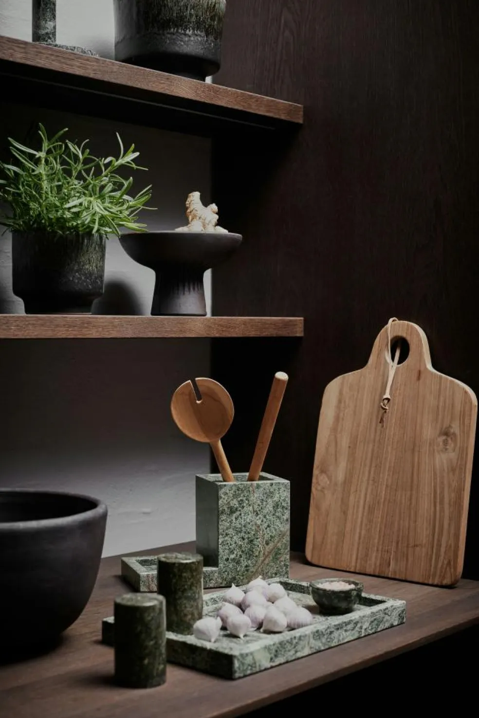 Vita Storage For Dish Set, Seagrass