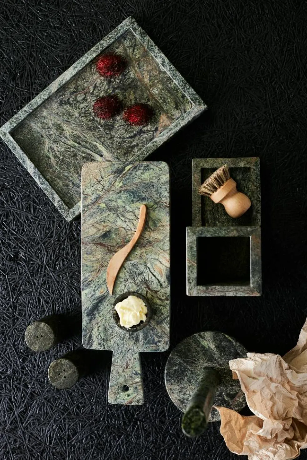 Vita Storage For Dish Set, Seagrass