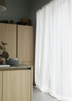 Vivi Curtain Recycled Fabric Double Width Natural, 290x290 cm
