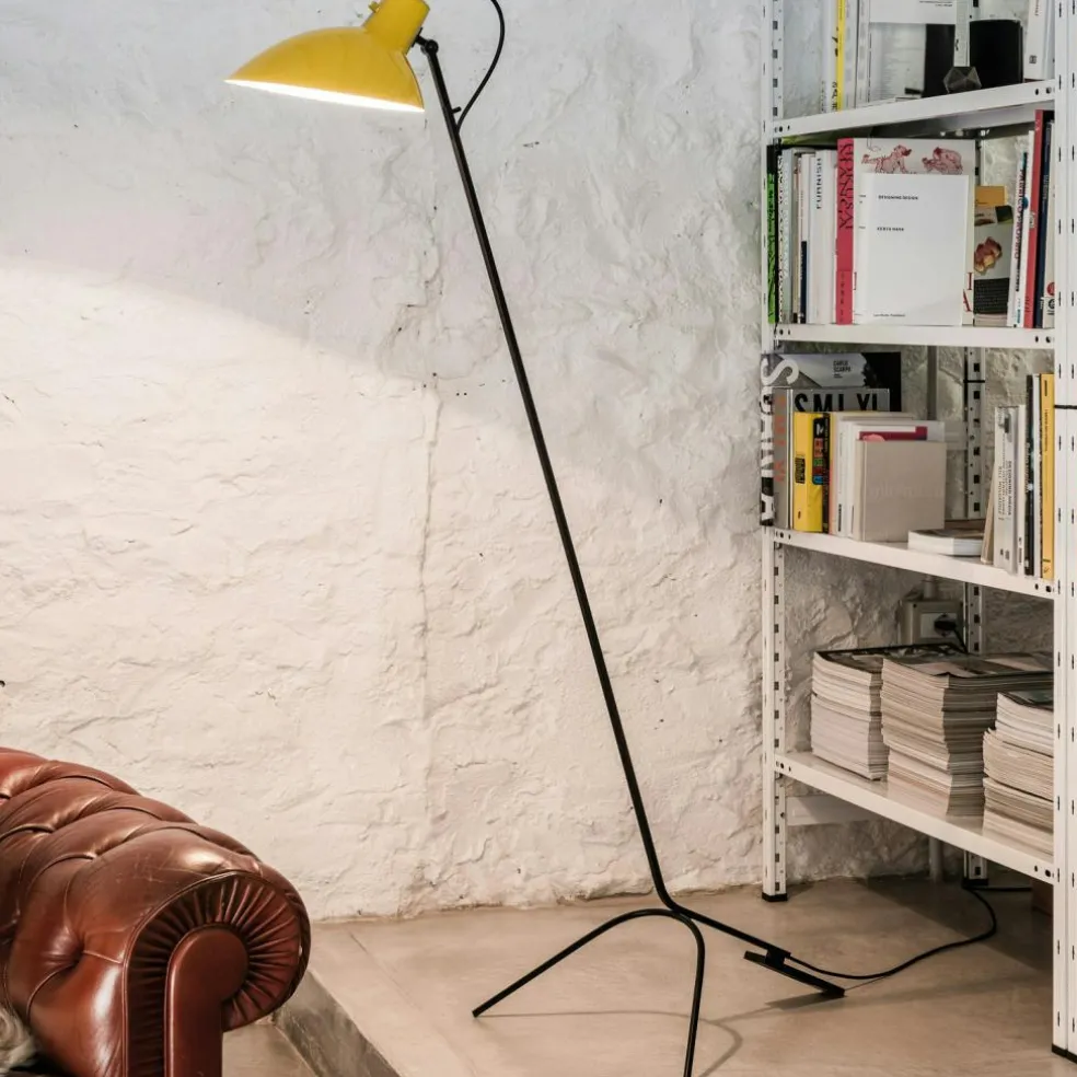 VV Cinquanta Floor Lamp, Mondrian / Yellow