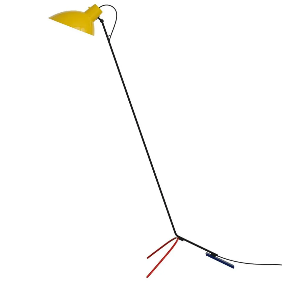 VV Cinquanta Floor Lamp, Mondrian / Yellow