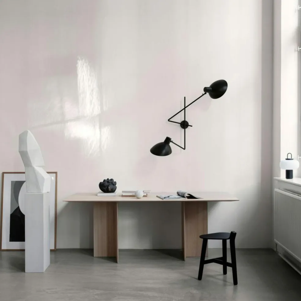 VV Cinquanta Twin Wall Lamp, Black