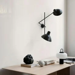 VV Cinquanta Twin Wall Lamp, Black