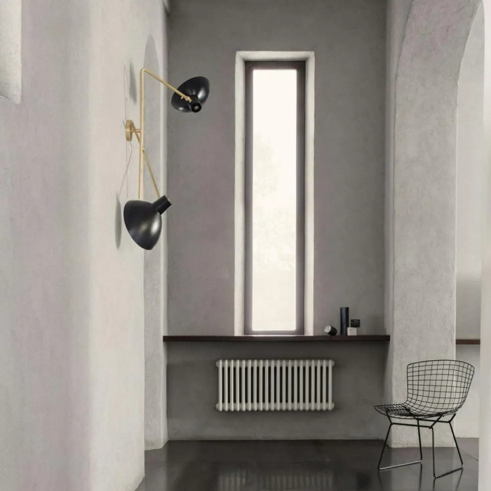 VV Cinquanta Twin Wall Lamp, Black