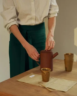 Waist Apron Cotton, Dark Grey