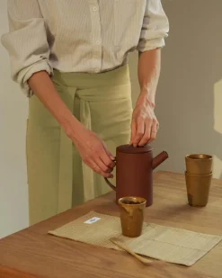 Waist Apron Cotton, Dark Grey