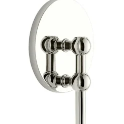 Wall Candle Holder, Black Chrome