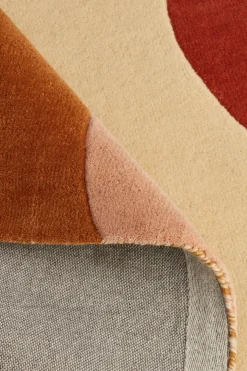 Wave Wool Rug 180x270 cm, Beige