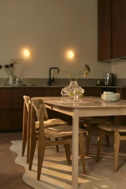 Wave Wool Rug 180x270 cm, Beige