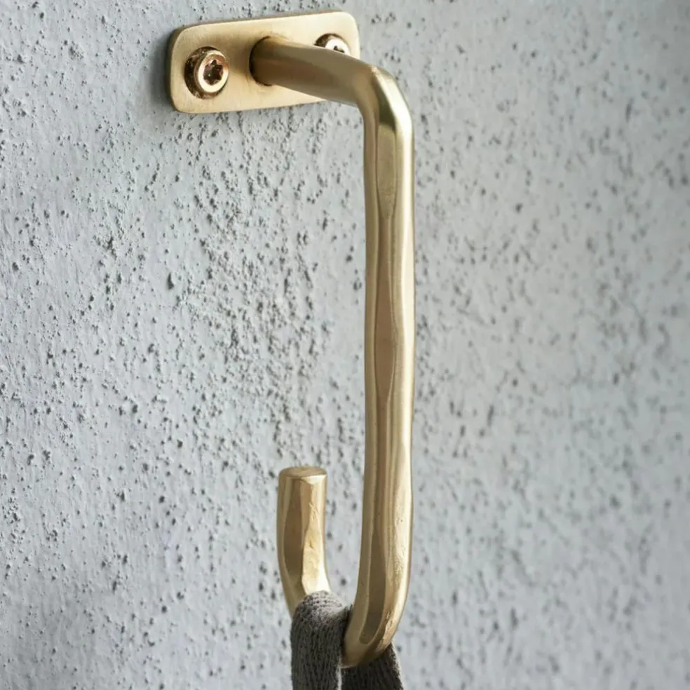 Welo Hook, Brushed Brass
