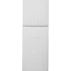 Wide Stripe Sunbed Cushion 60x186 cm, White