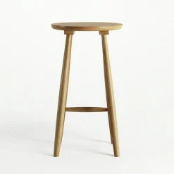 Wood H23 Barstool, Oak