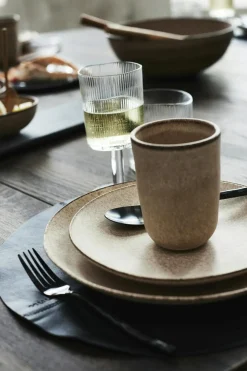 Yake Dinner Plate Mocha, 26,5 cm