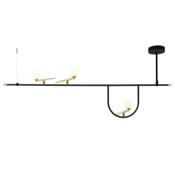 Yanzi SC1 Pendant, Black / Brass