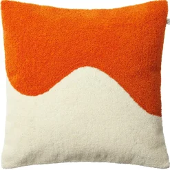 Yogi Cushion Cover Bouclé Spicy Yellow/Off-White, 50x50 cm
