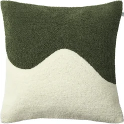 Yogi Cushion Cover Bouclé Spicy Yellow/Off-White, 50x50 cm