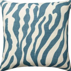 Zebra Cushion Cover 50x50 cm, Heaven Blue