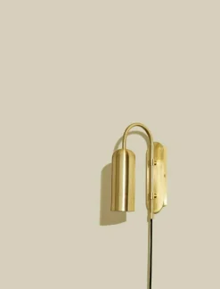 Zenith Wall Light, Brass