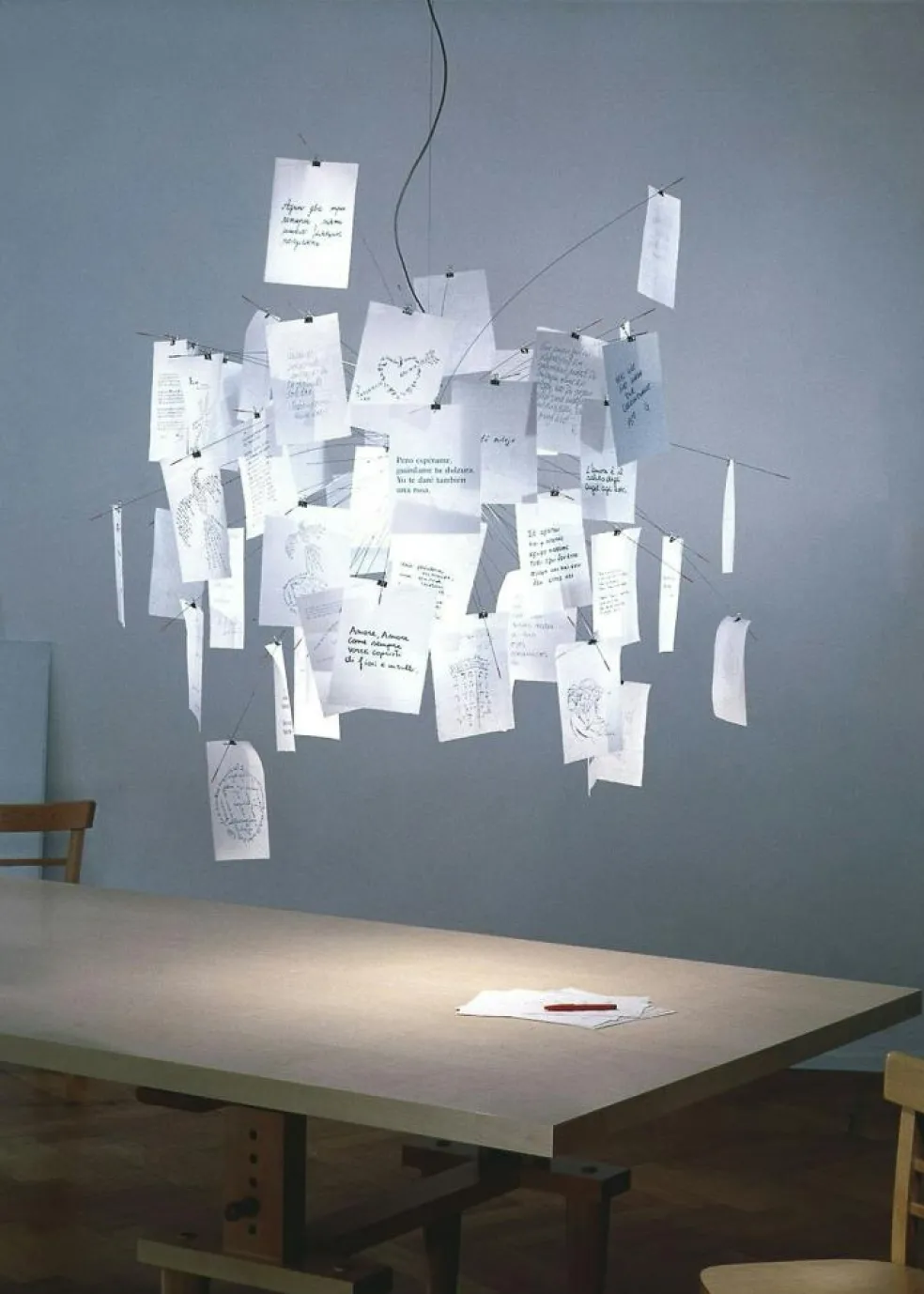 Zettel'z 5 Pendant Silver 600 cm