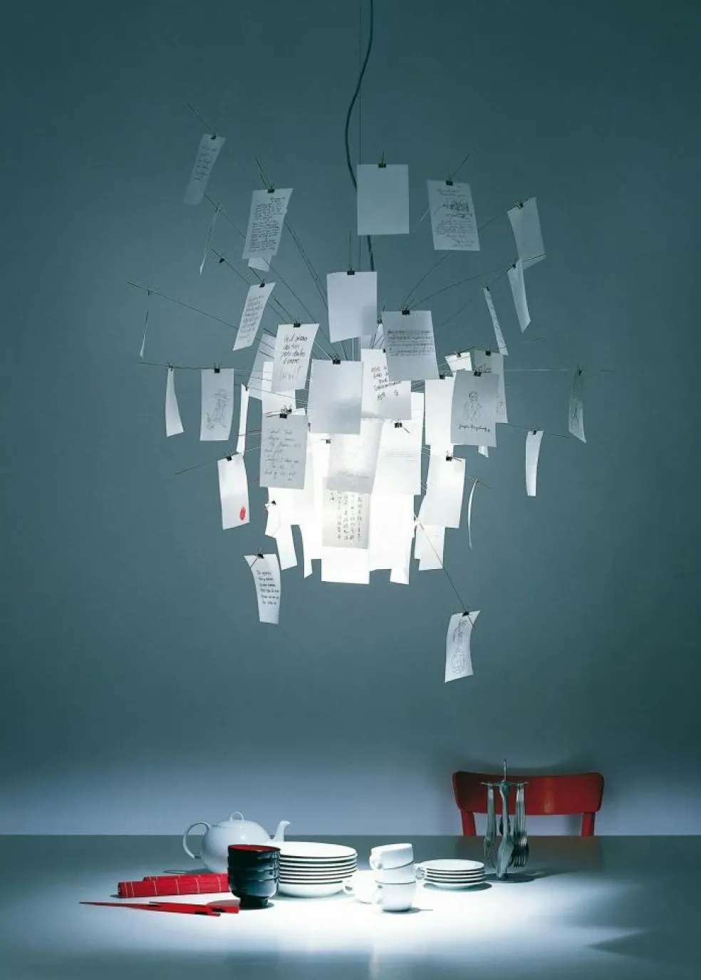 Zettel'z 6 Pendant Silver 400 cm